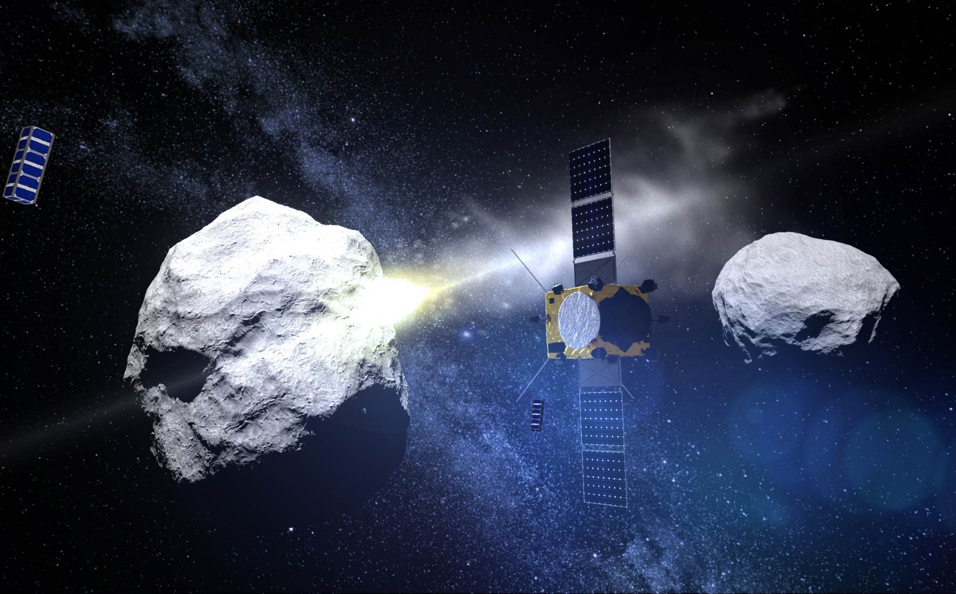 Потенциално опасен астероид със собствена луна премина покрай Земята със скорост около 48 000 километра в час
