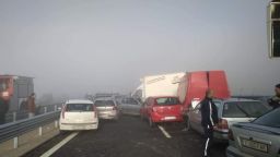 Пуснаха движението в района на верижната катастрофа на АМ "Струма"