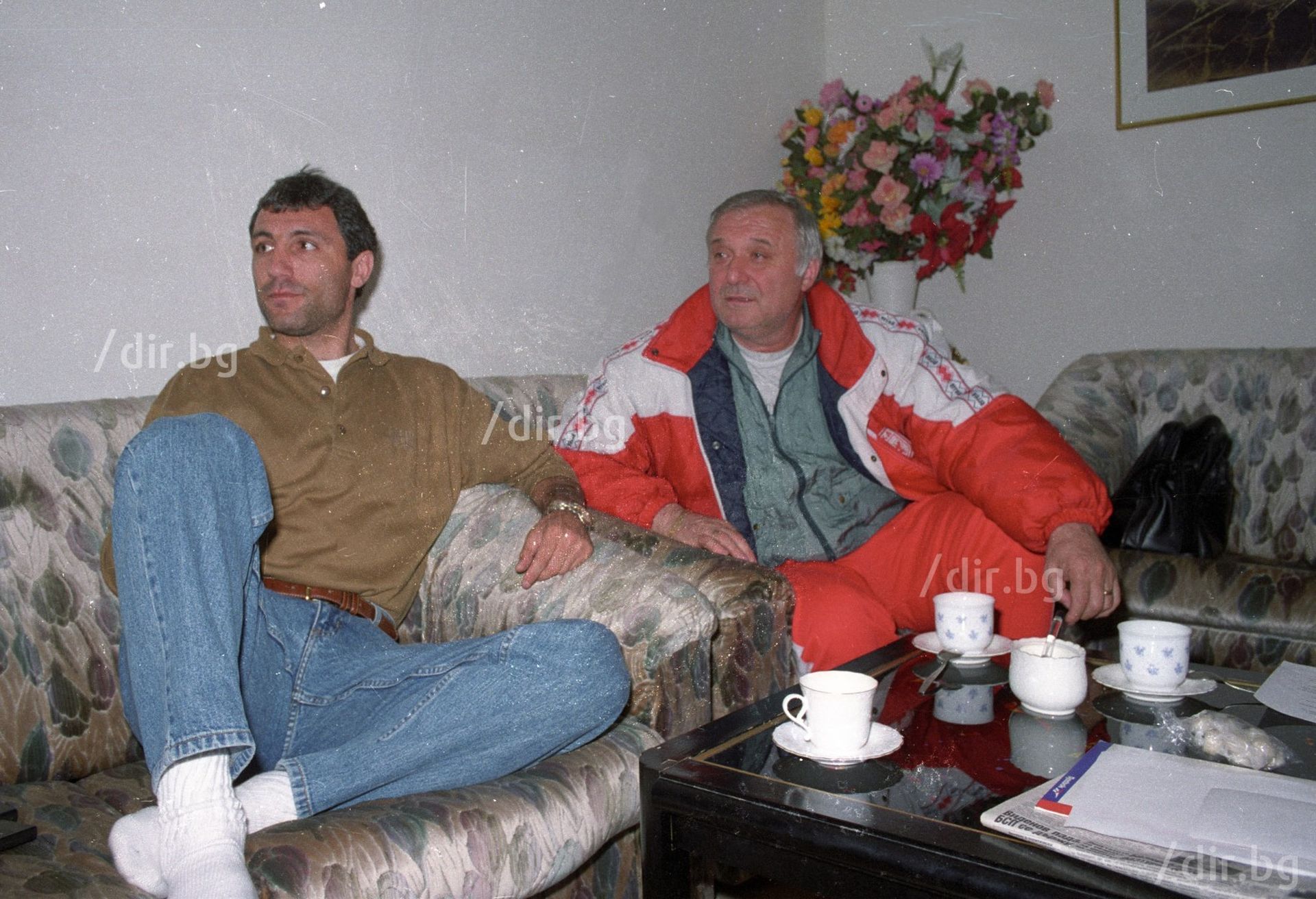 Стоичков с големия Петър Жеков, от когото е научил страшно много в тренировките в ЦСКА в края на 80-те