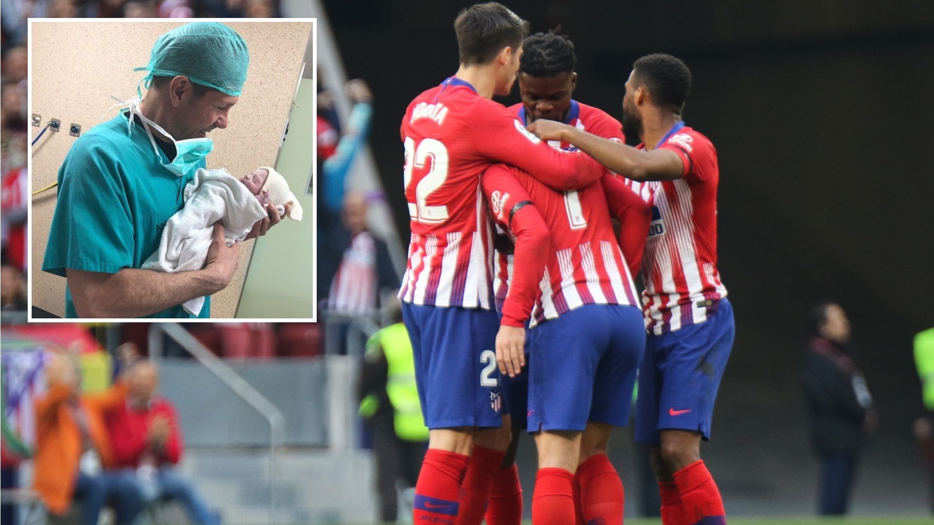 Диего Симеоне стана баща по време на мача срещу "Реал"