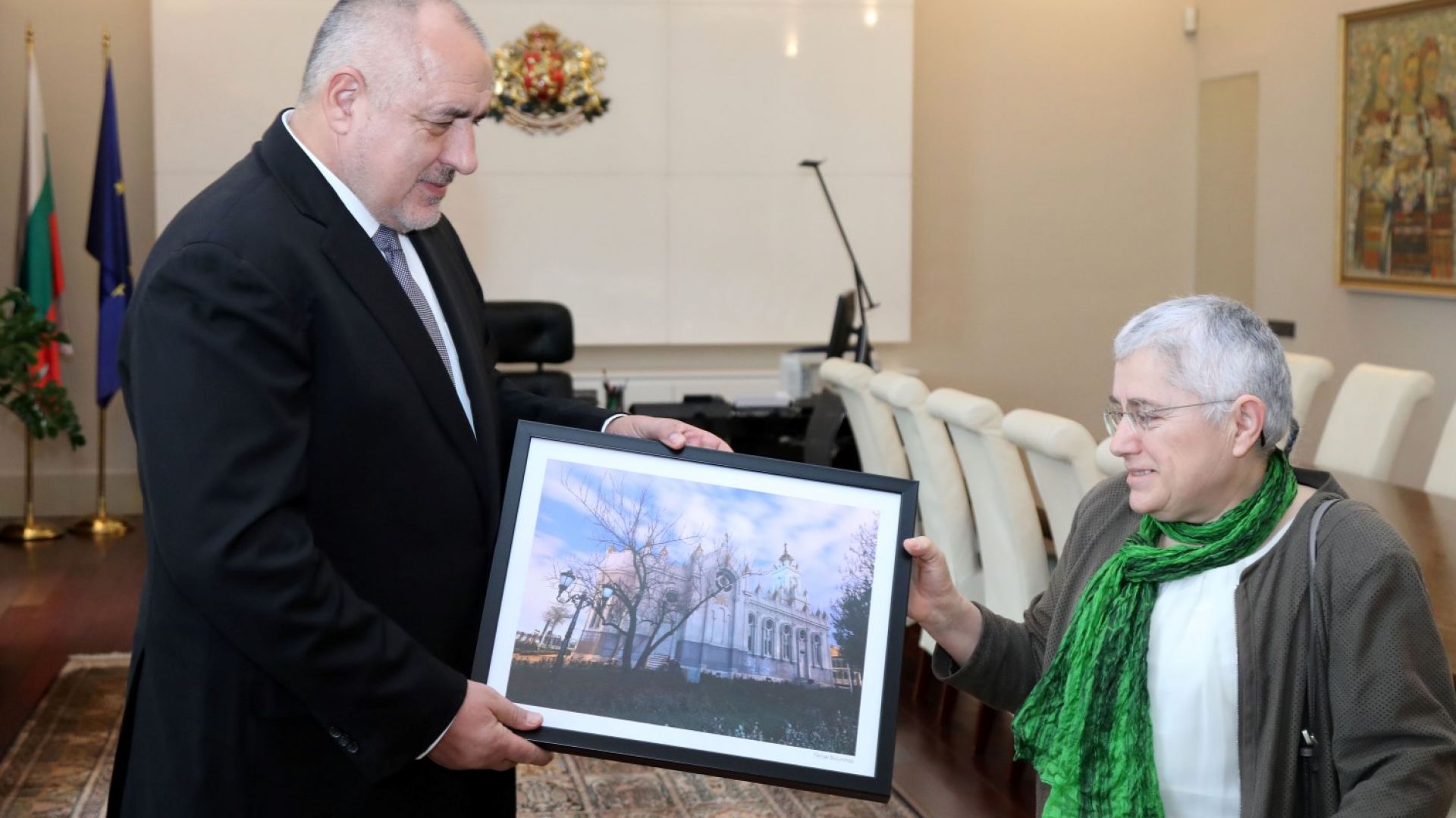 Министър председателят Бойко Борисов се срещна с архитекта Фикрие Булунмаз под