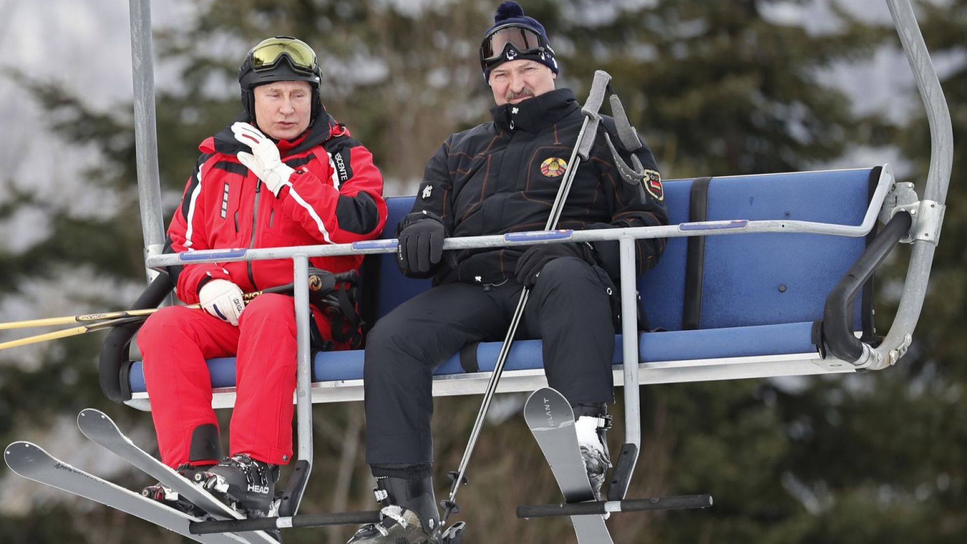 Путин и Лукашенко караха заедно ски в Сочи (снимки)