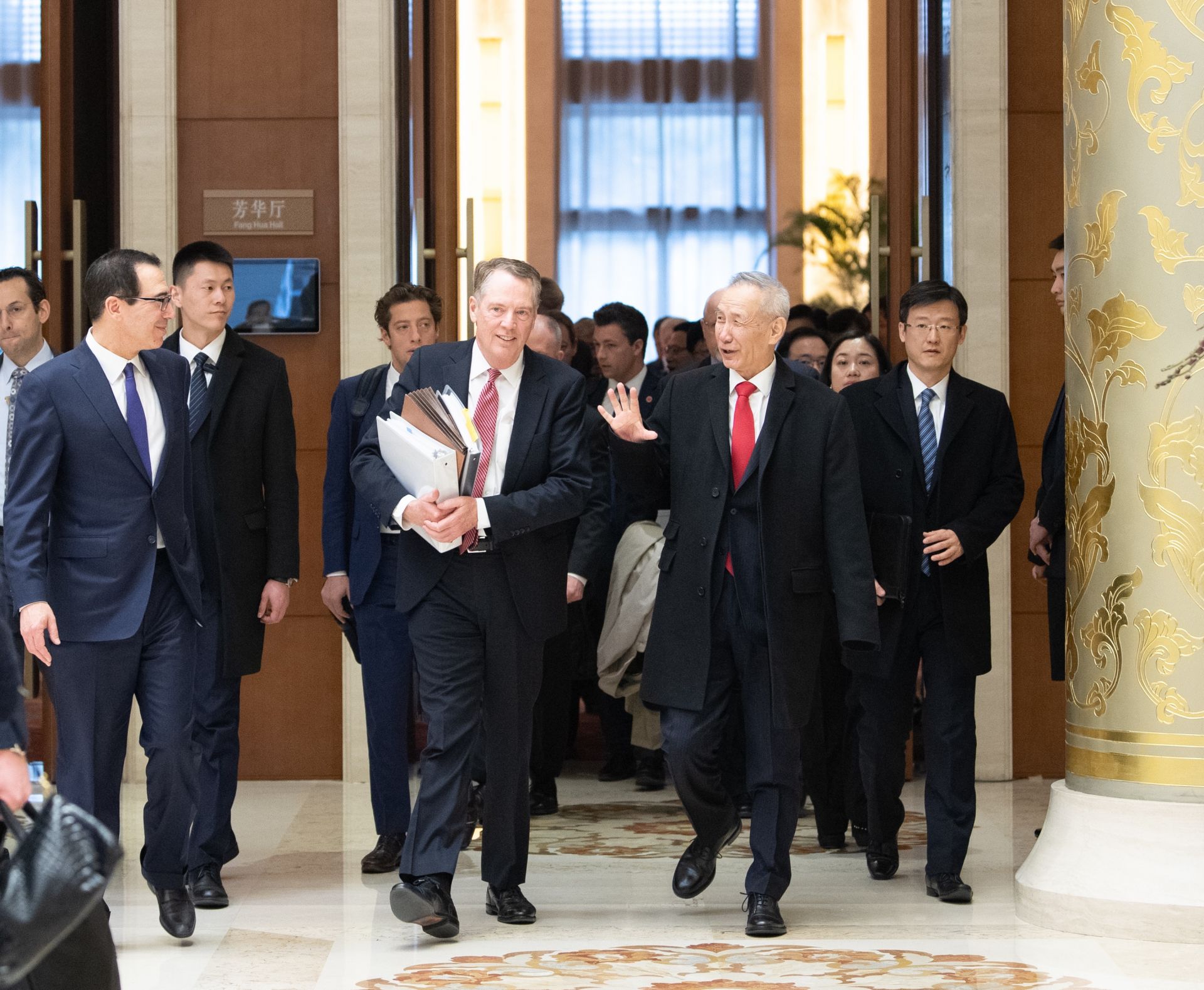 Китайският вицепремиер Лю Хъ се срещна с високопоставени американски представители в Пекин