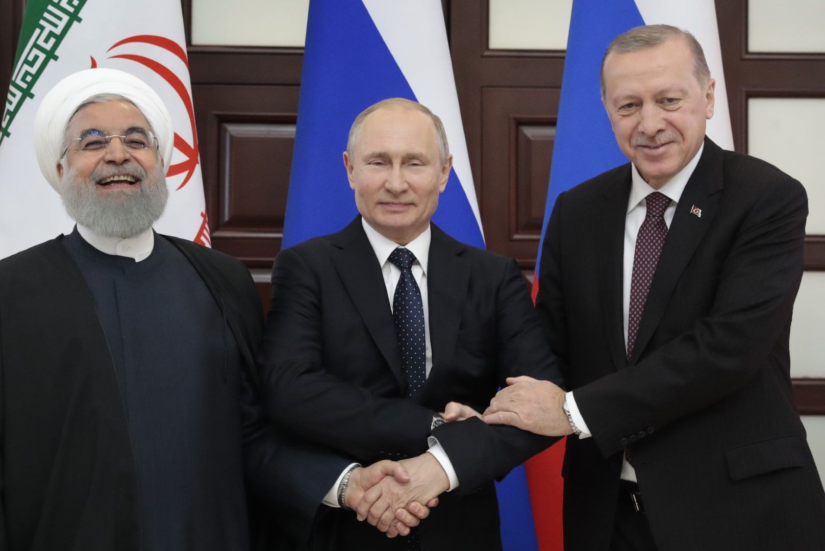 Рохани, Путин и Ердоган дискутират следвоенното устройство на Сирия