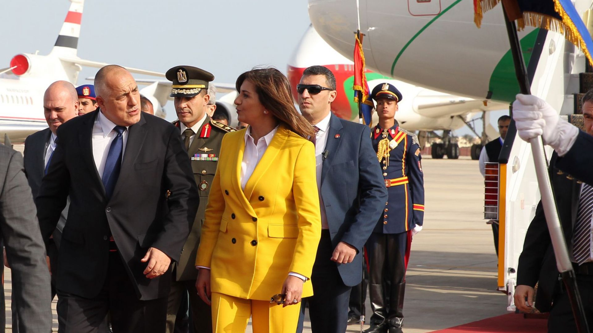 Министър председателят Бойко Борисов пристигна в Шарм ел Шейх за участие