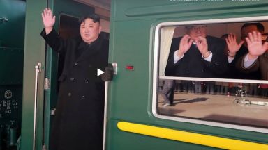 Недостъпният брониран влак на "Дебелия Ким" разбуни духовете в Китай