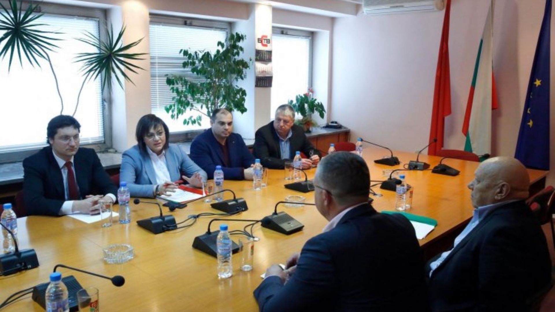 Депутатите от БСП за България Иван Иванов и Йордан Младенов