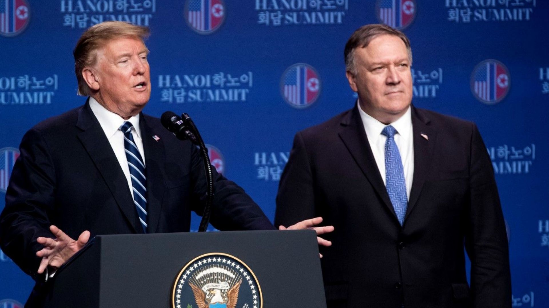 Президентът на САЩ Доналд Тръмп заяви на пресконференция в Ханой