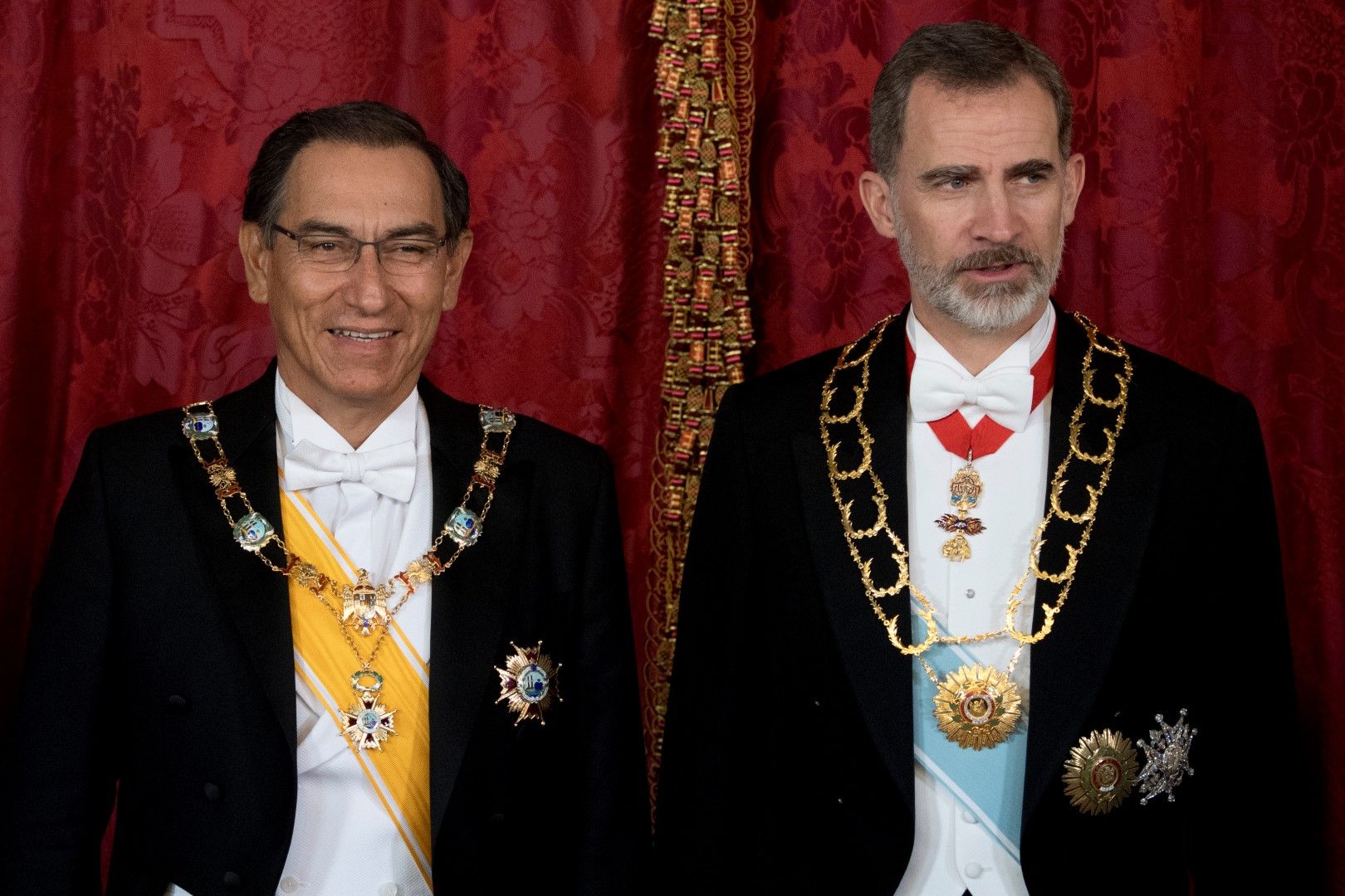 Перуанският президент Мартин Вискара и крал Фелипе VI