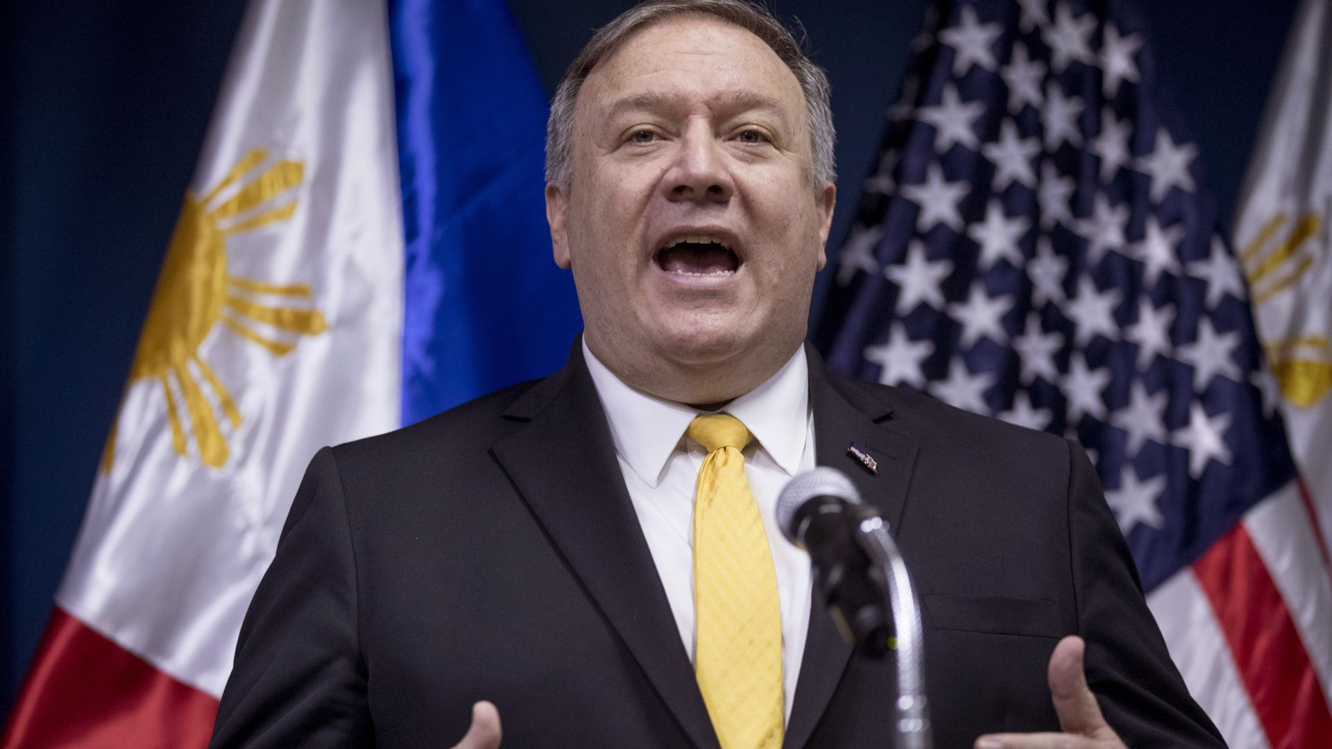 Държавният секретар на САЩ Майк Помпейо каза днес че Северна