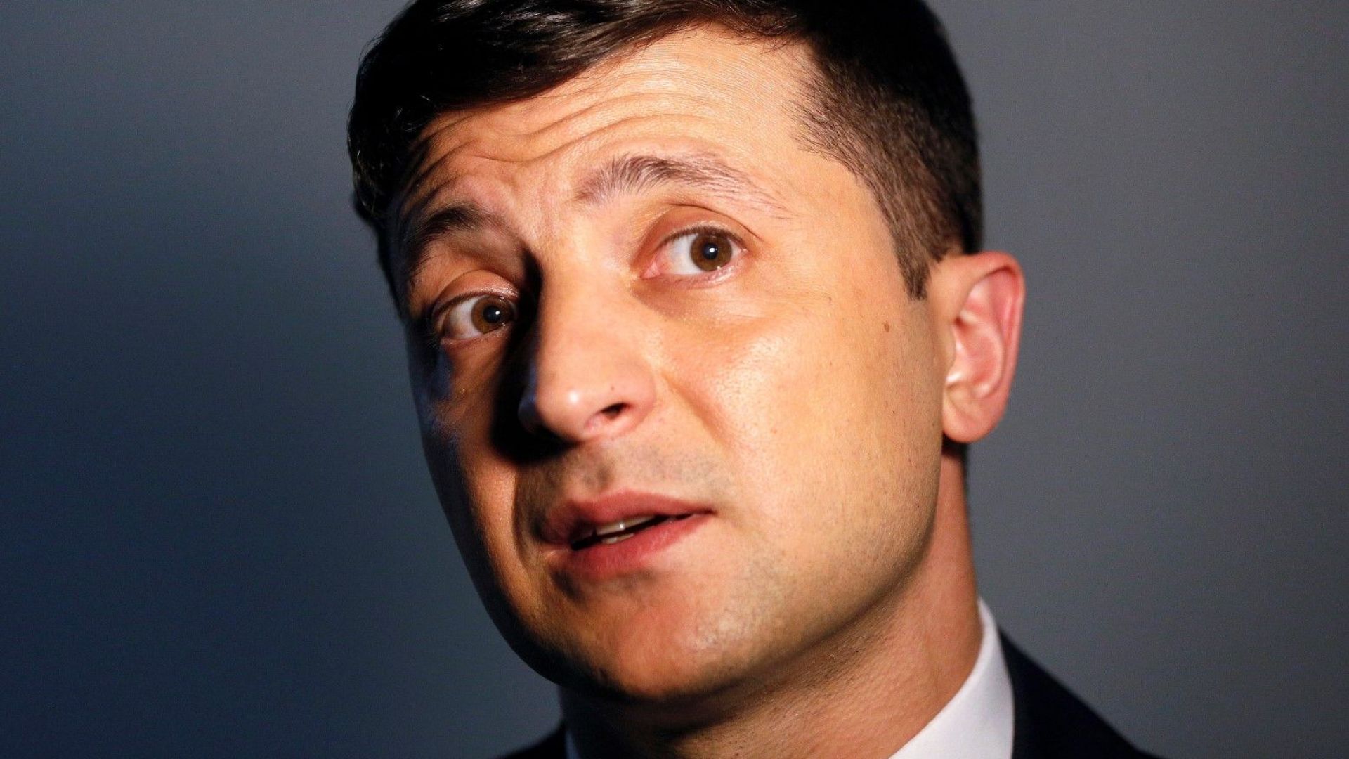 Комедийният актьор Володимир Зеленский който е с най висок рейтинг в