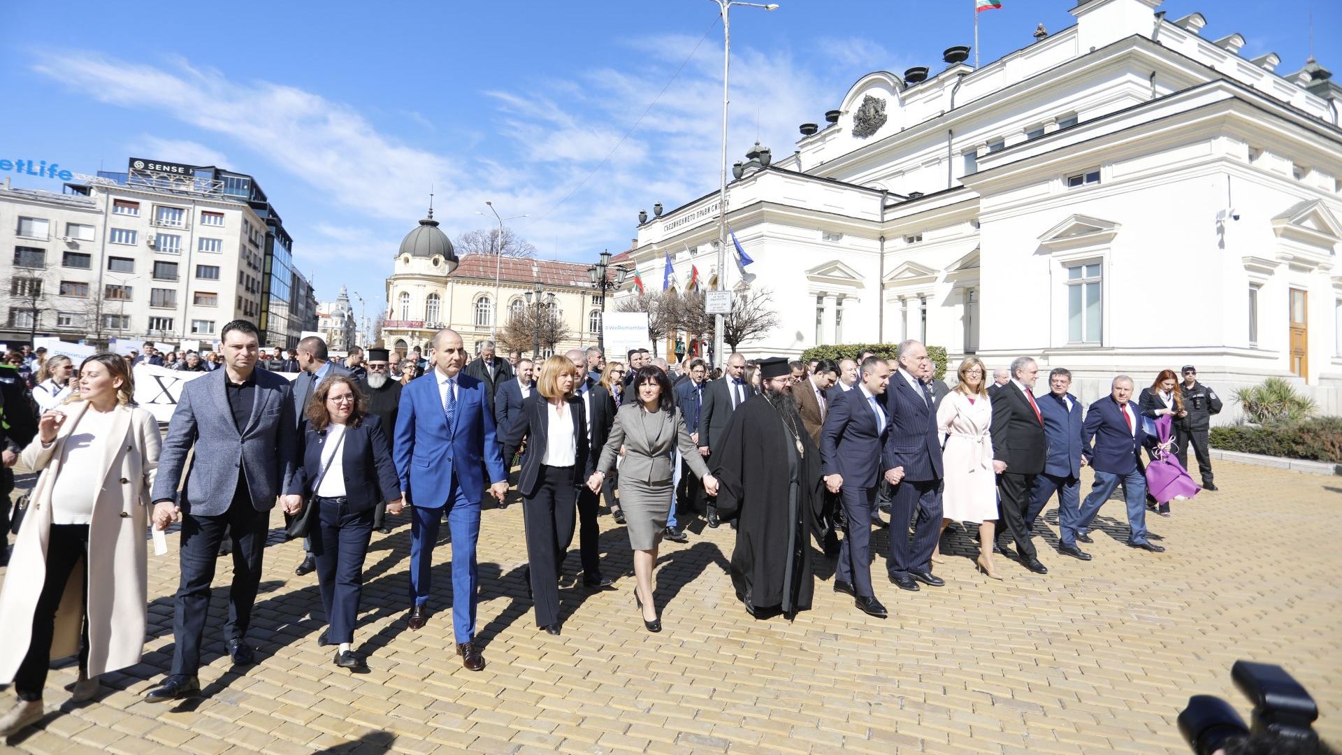 Цветанов се включи в шествие на толерантността по повод Деня на спасението на българските евреи