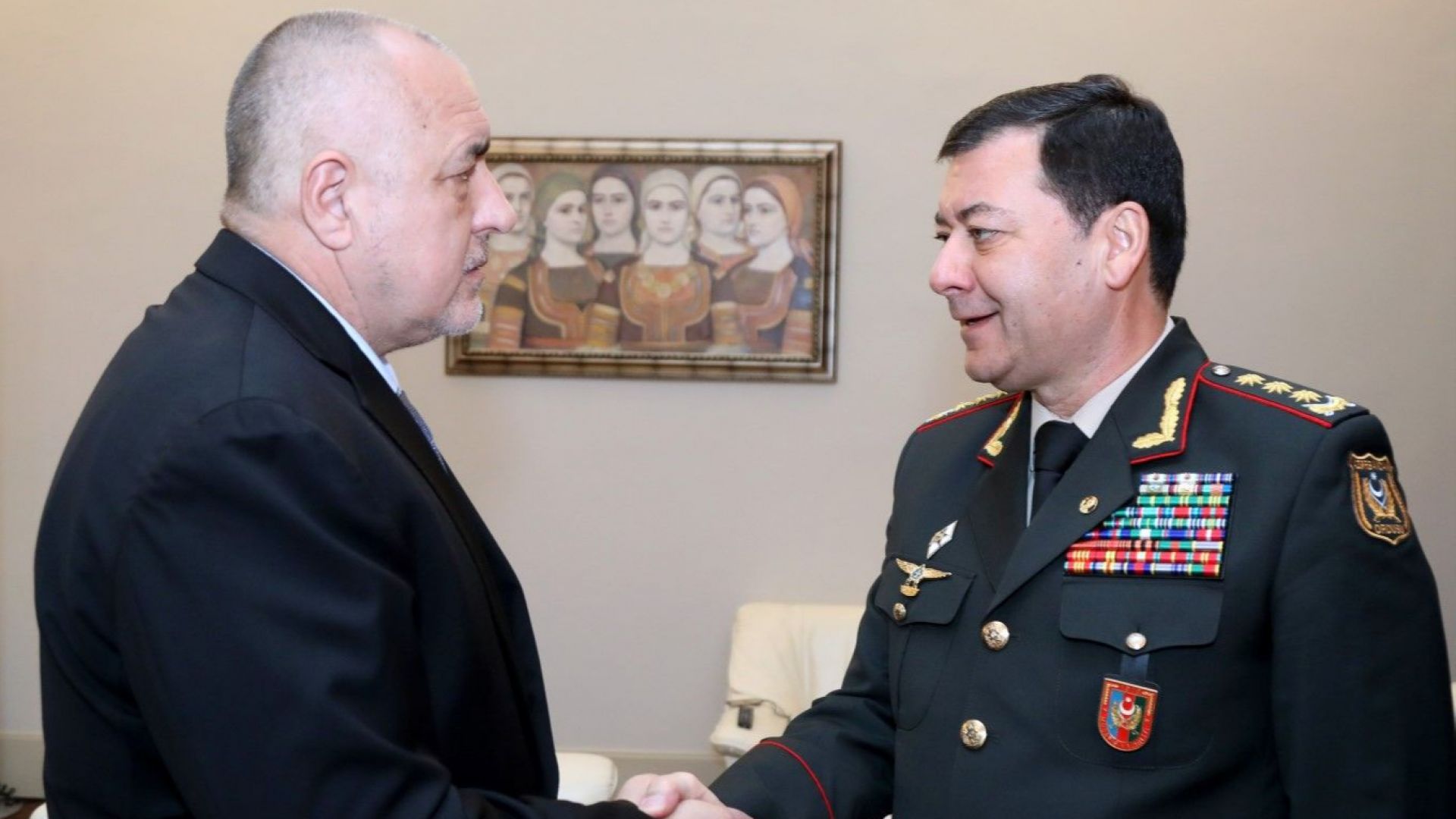 Борисов обсъди военното сътрудничество с началника на Генералния щаб на Въоръжените сили на Азербайджан