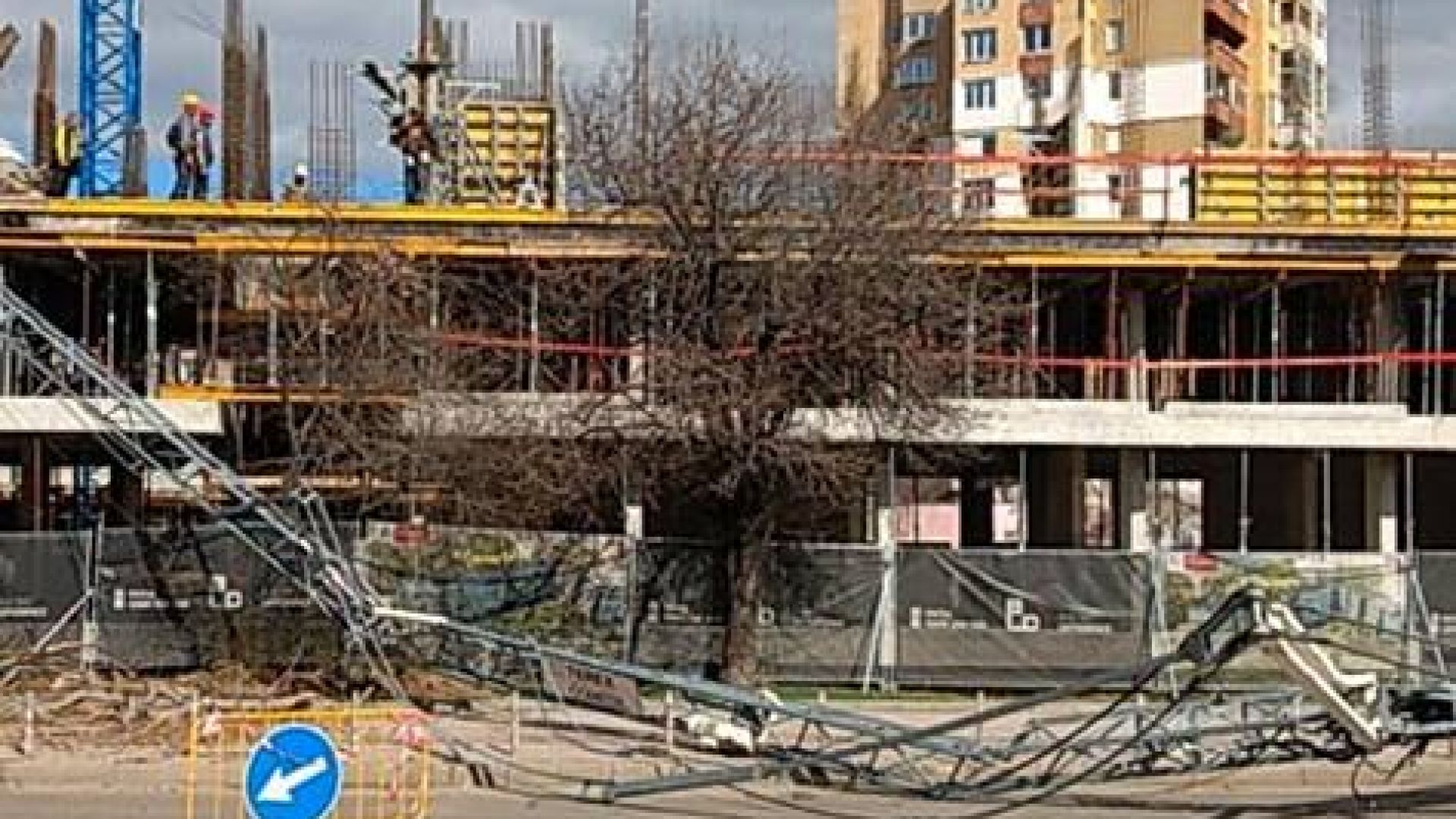 ДНСК не откри нарушения на строежа с падналия кран