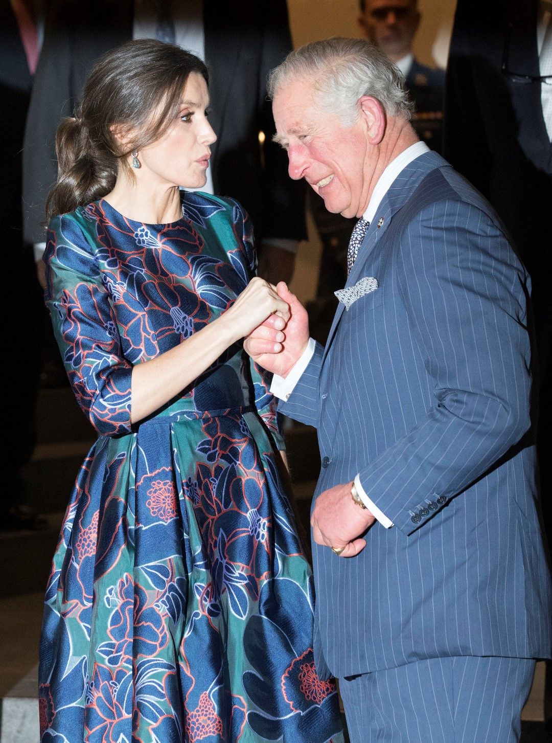 Кралица Летисия и принц Чарлз в Лондон