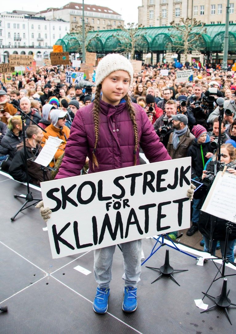 Грета начело на протестите в Стокхолм 