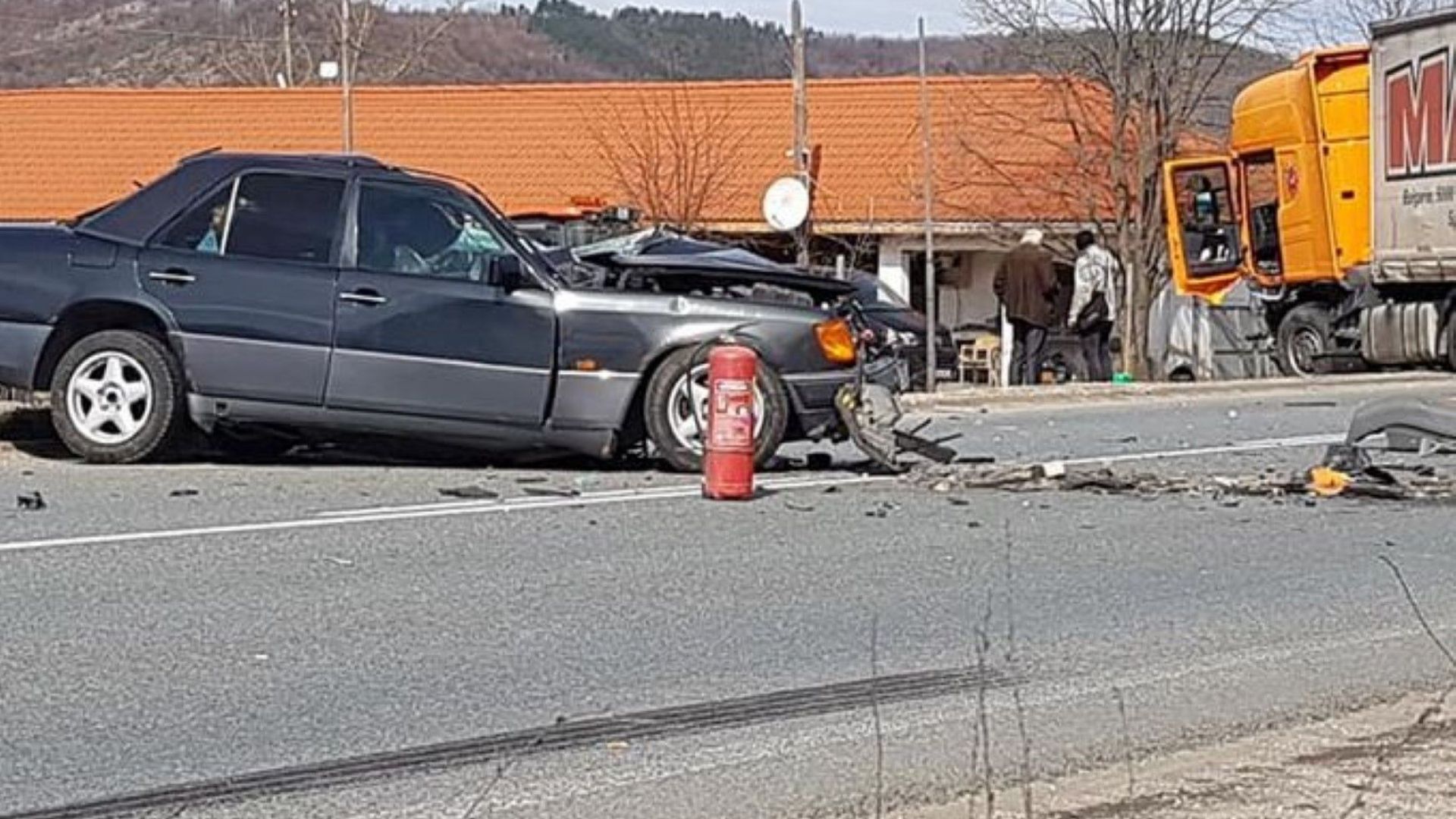 Тежка катастрофа взе жертва на главния път Е 79 Инцидентът е