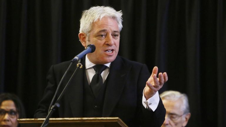 Бившият председател на британската Камара на общините Джон Бъркоу обяви