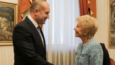 Румен Радев се срещна с Елен Карер Д"Анкос