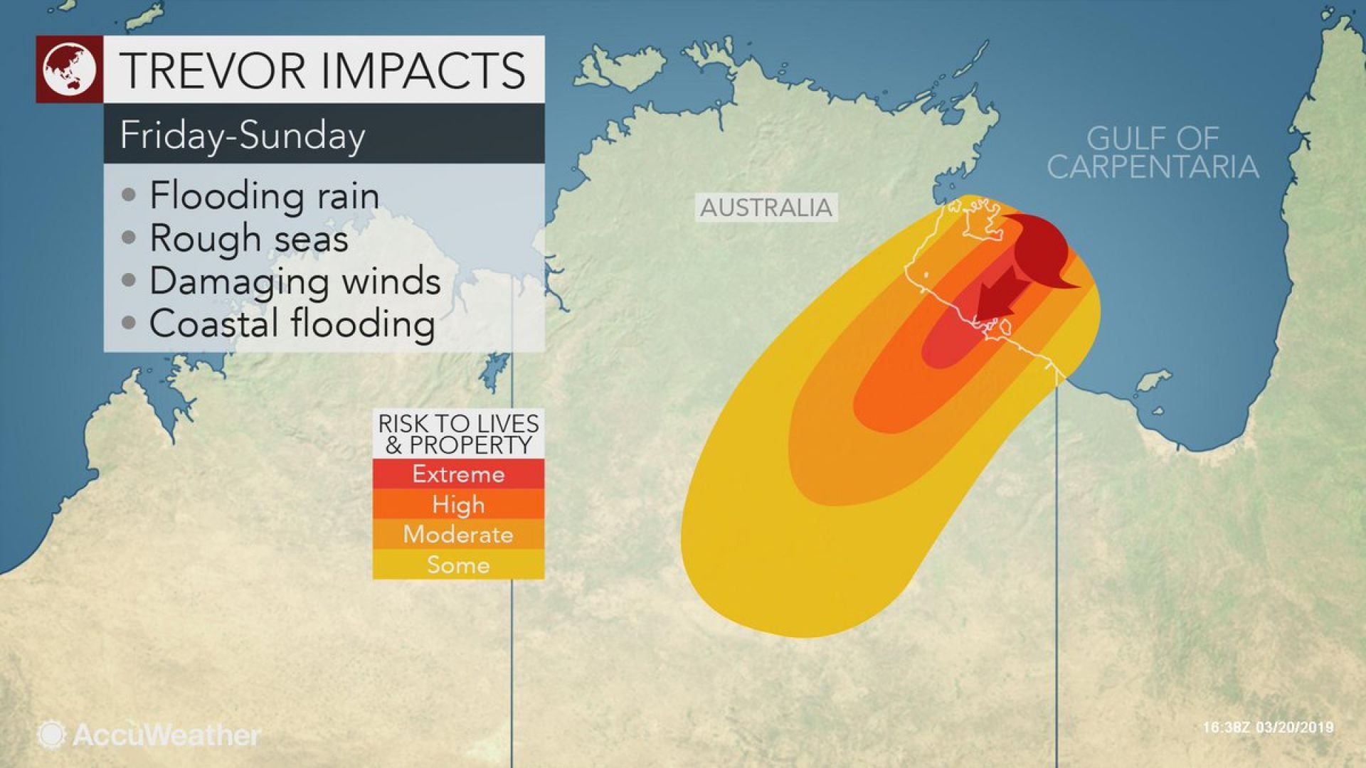  Евакуират 2000 души в Австралия заради циклоните Тревър и Вероника 