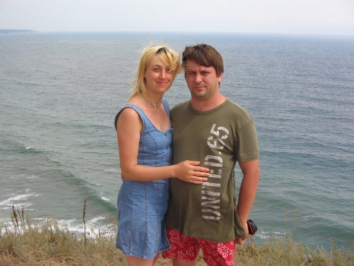 Петър със съпругата си Станка