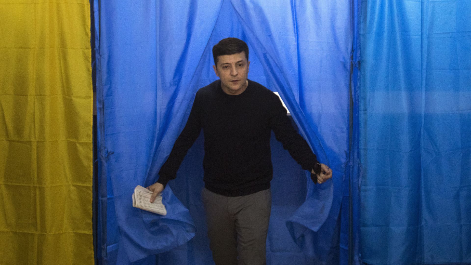 Кандидатът за президент на Украйна представителят на партията Слуга на