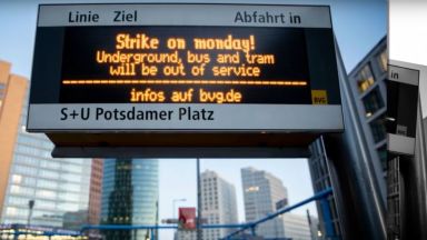 Транспортна стачка блокира Берлин