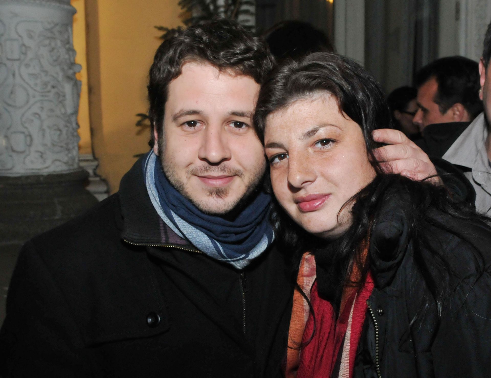 19 март 2013 г. - Явор Захариев със съпругата си на премиерата на епизод първи от филма "Недадените"