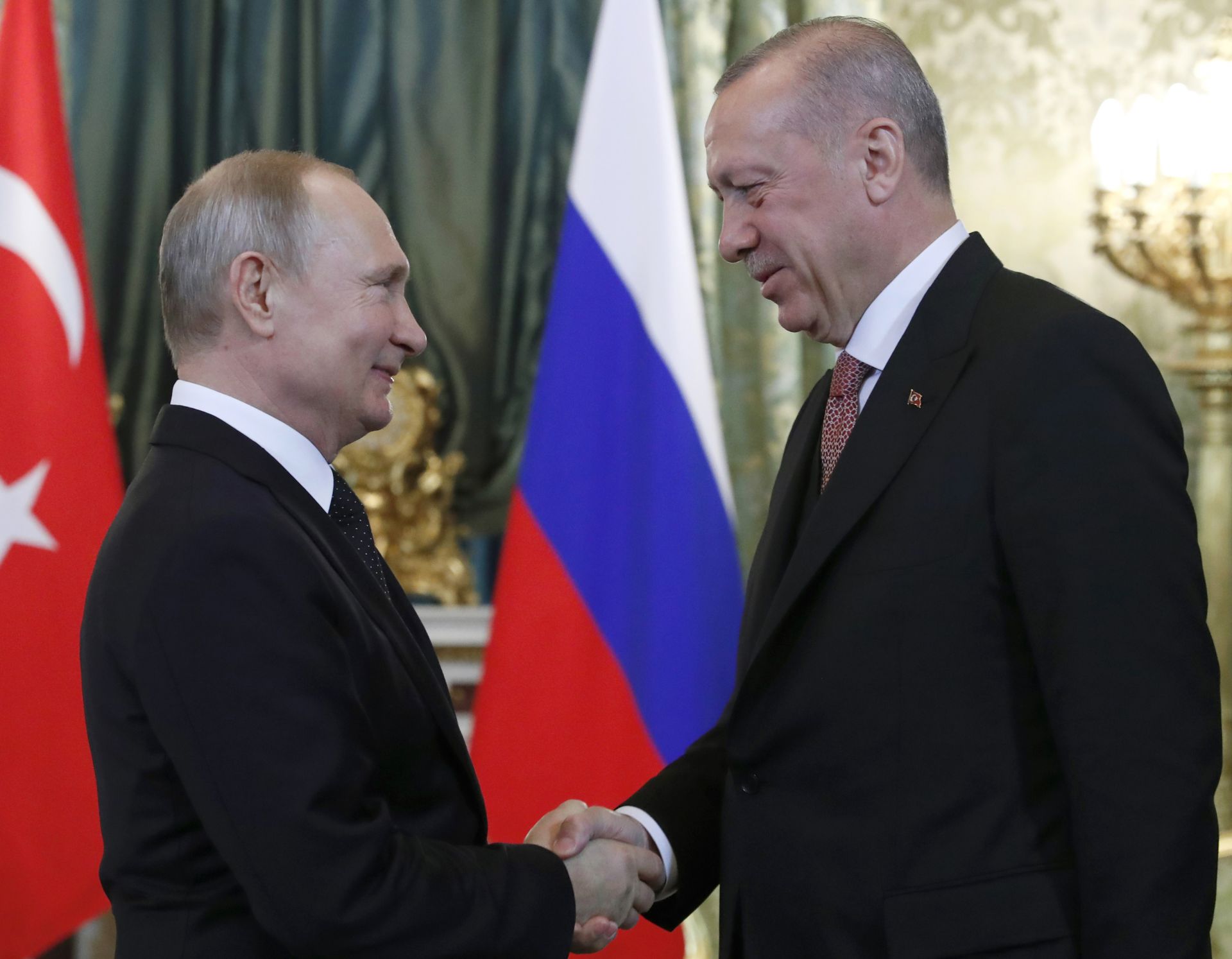 Турският президент Реджеп Тайип Ердоган проведе важна среща с президента на Русия Владимир Путин