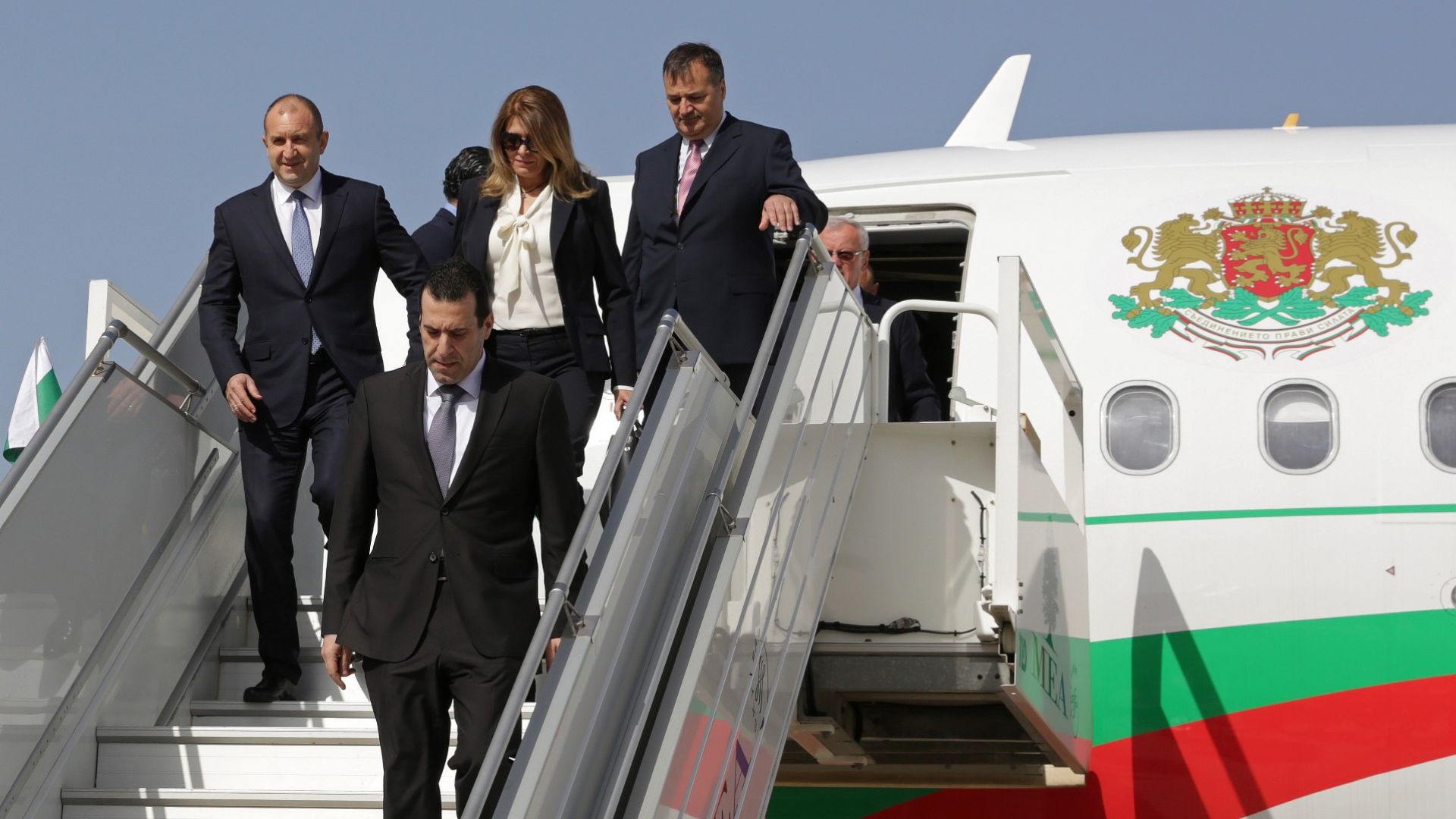 Президентът Румен Радев пристигна на официално двудневно посещение в Бейрут