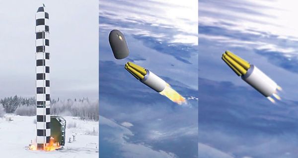 Ракетата с шахтово базиране "Сармат"