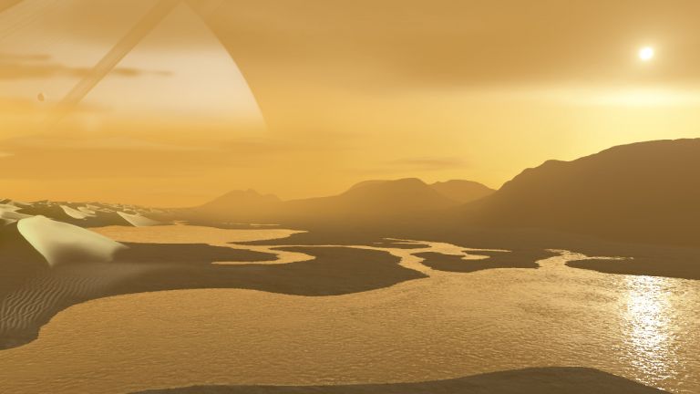 Най-големият кратер на Титан е възможна "люлка на живот"