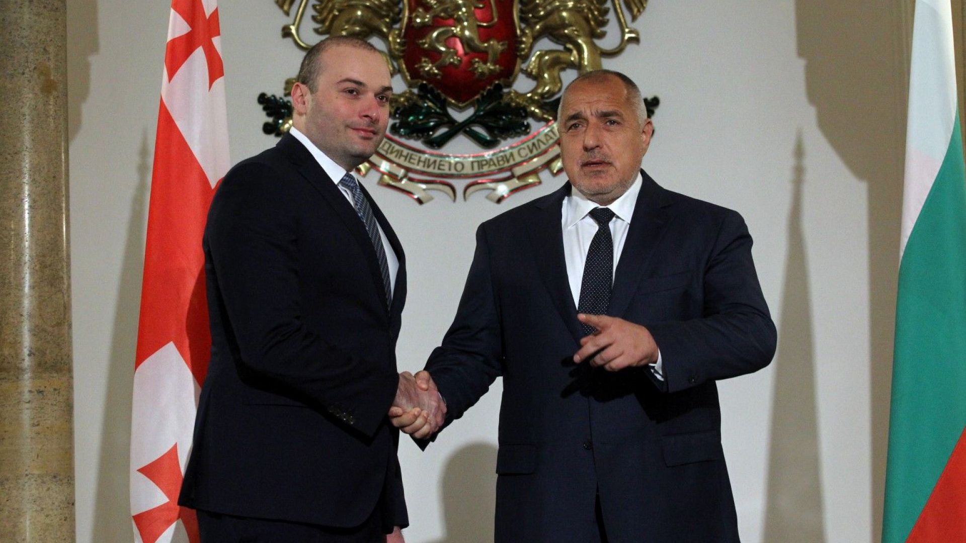 Борисов и грузинският му колега обсъдиха нов дигитален коридор и пътната инфраструктура 