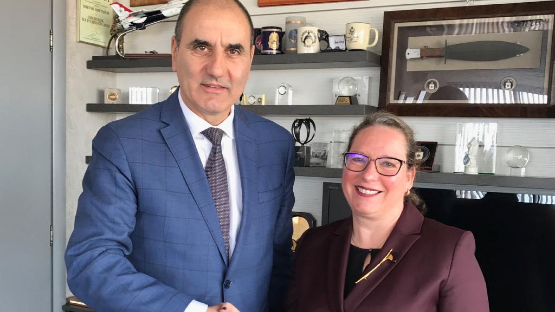 Зам председателят на ГЕРБ Цветан Цветанов проведе работна среща с посланика