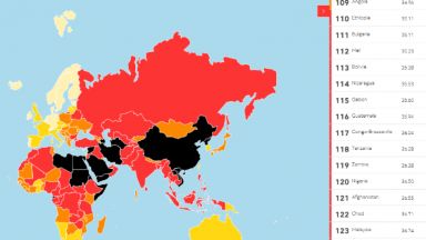 България остава на 111-о място по свобода на медиите