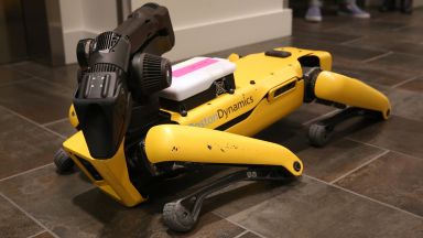 Роботът Spot на Boston Dynamics имитира Миг Джагър