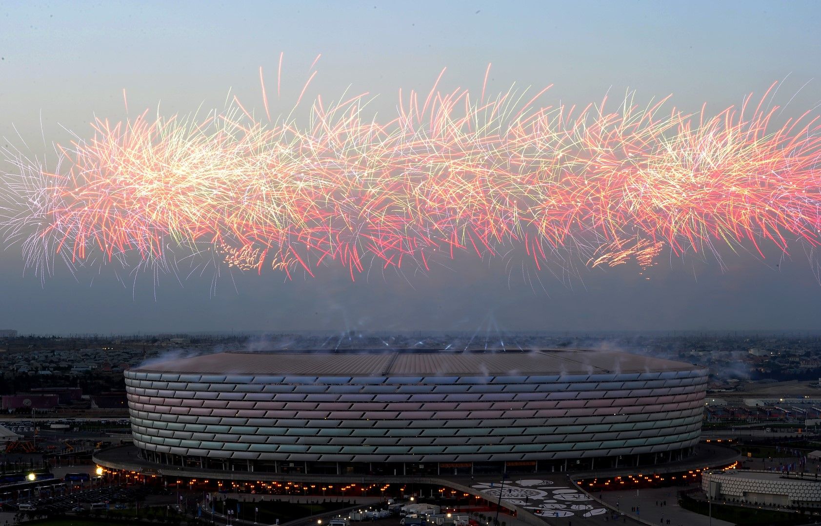 Стадионът на откриването на игрите Баку 2015