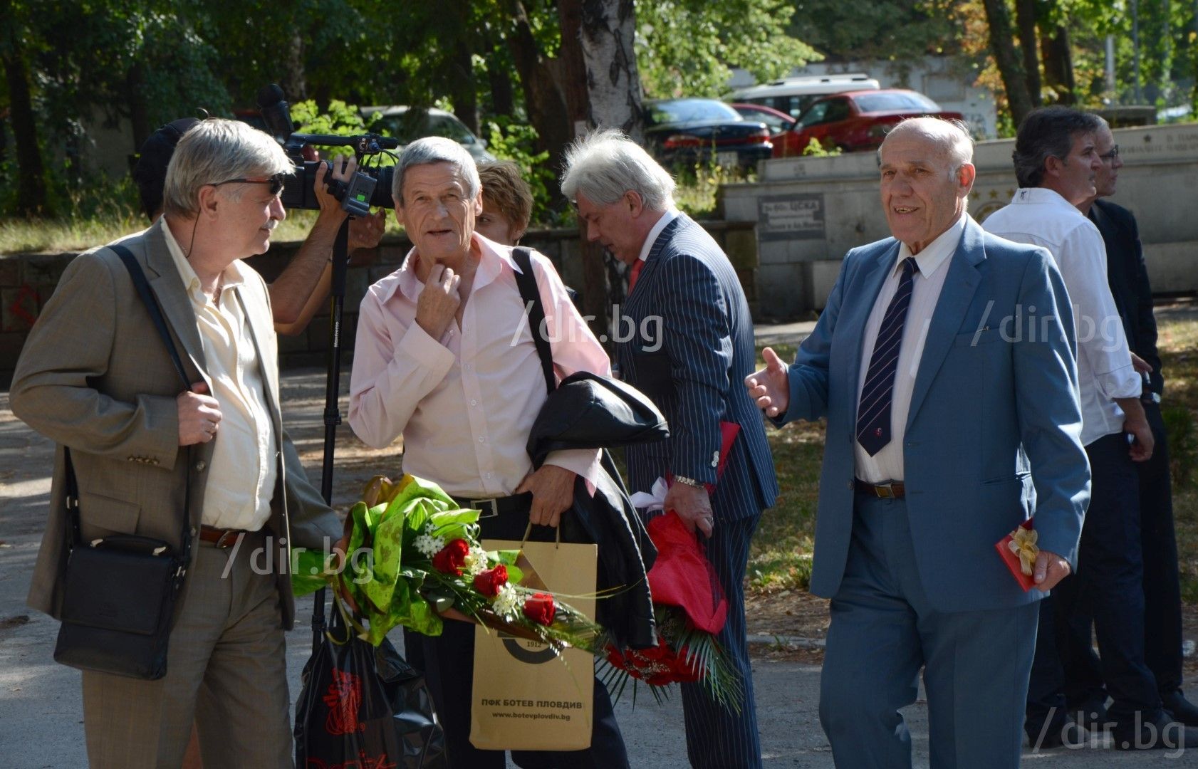 Дерменджиев на 70-годишния юбилей на Димитър Пенев