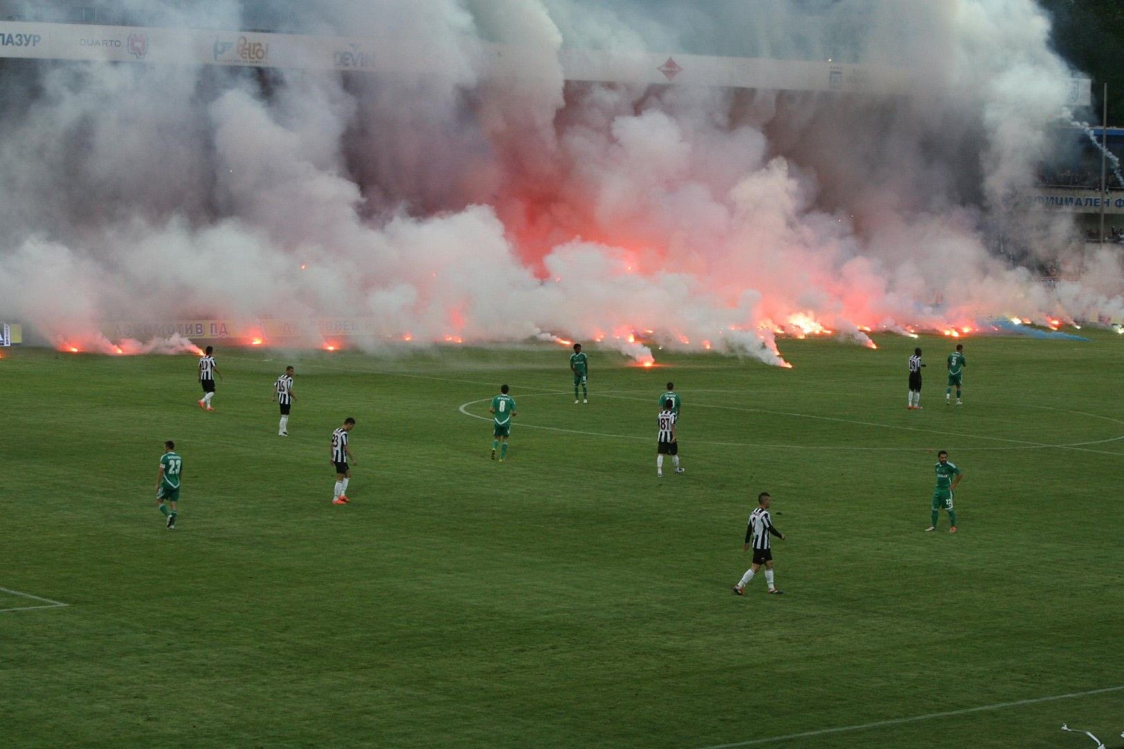 2012 г., Лудогорец - Локомотив (Пд) 2:1. В Бургас хиляди фенове на Локо създадоха страхотна атмосфера