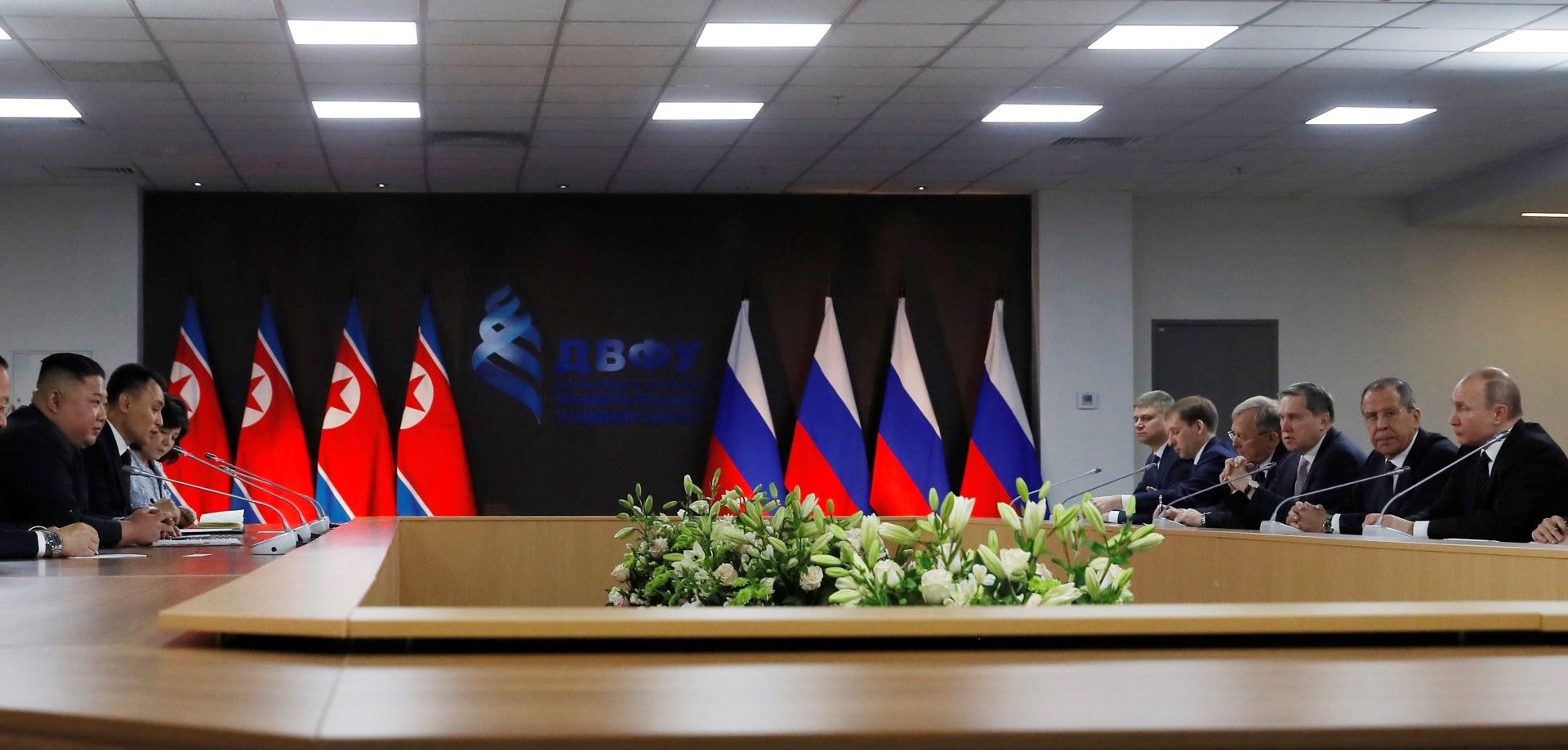Разговори между делегациите на Русия и Северна Корея