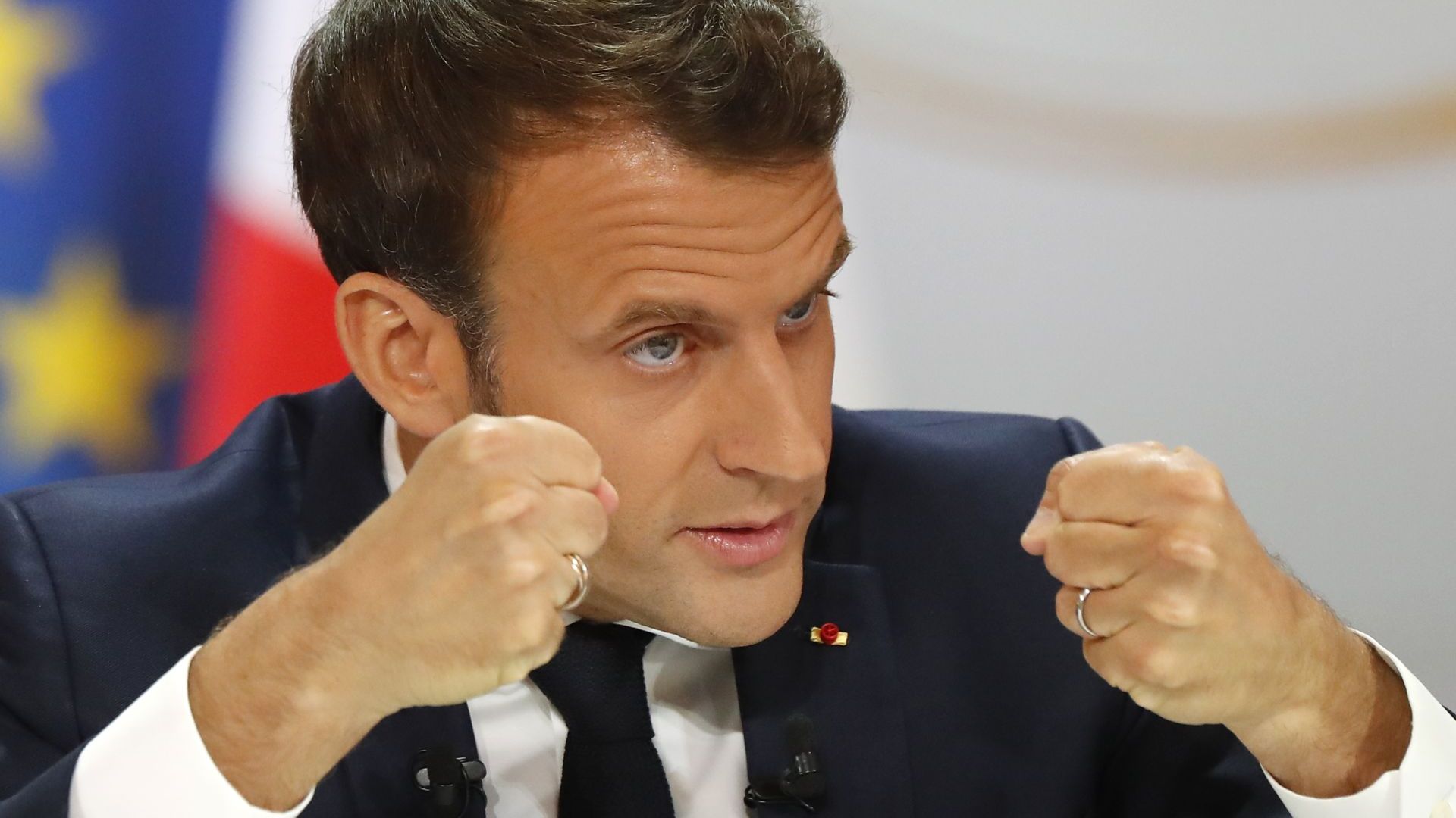 Френският президент Еманюел Макрон заяви че започнатите след избирането му