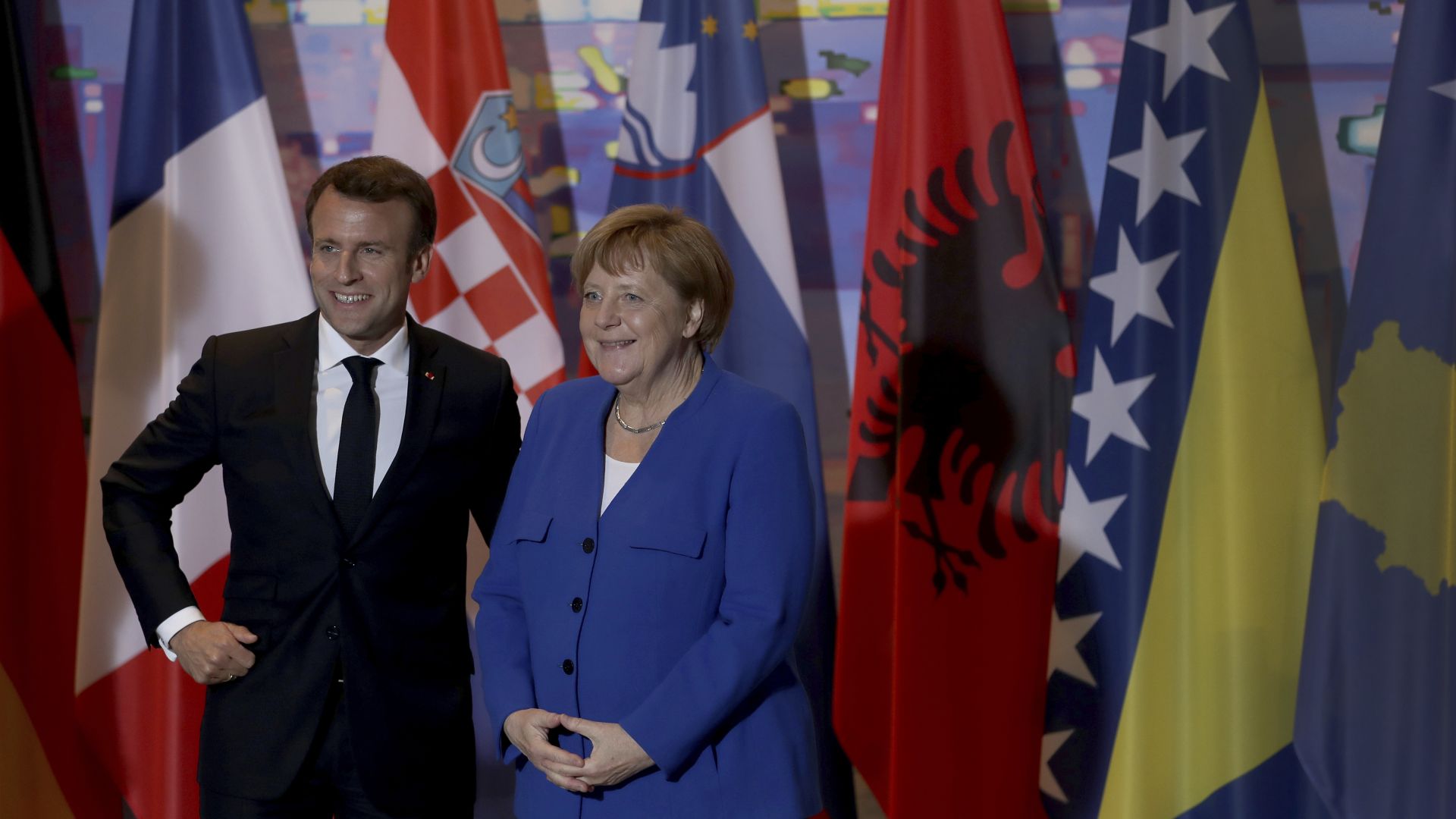 Еманюел Макрон и Ангела Меркел откриха днес в Берлин среща