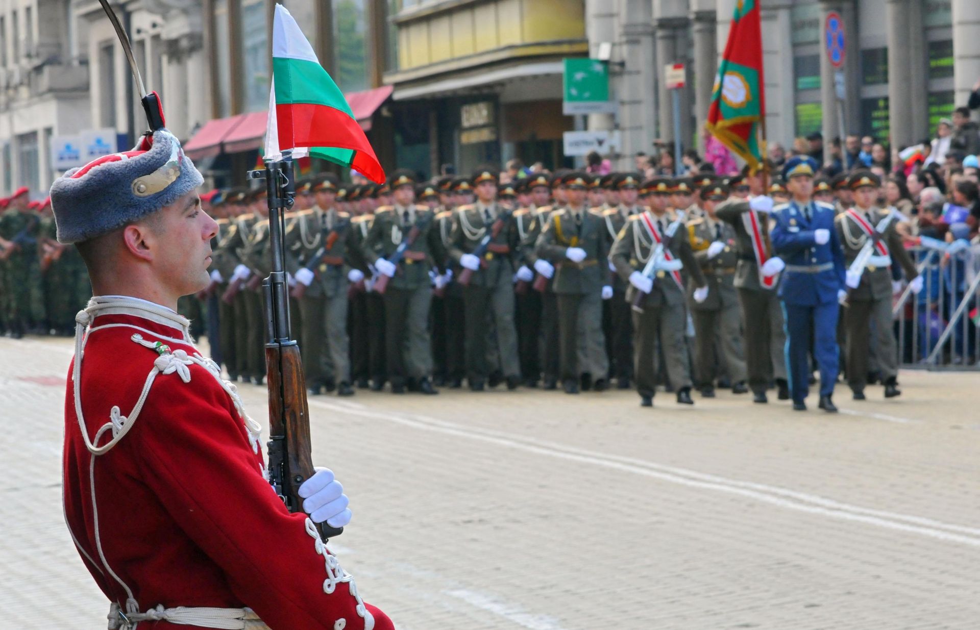 Офицери от Българската армия