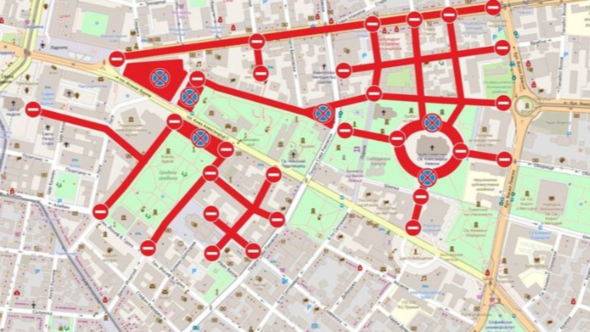 Столичната община въвежда ограничения на движението в София заради посещението