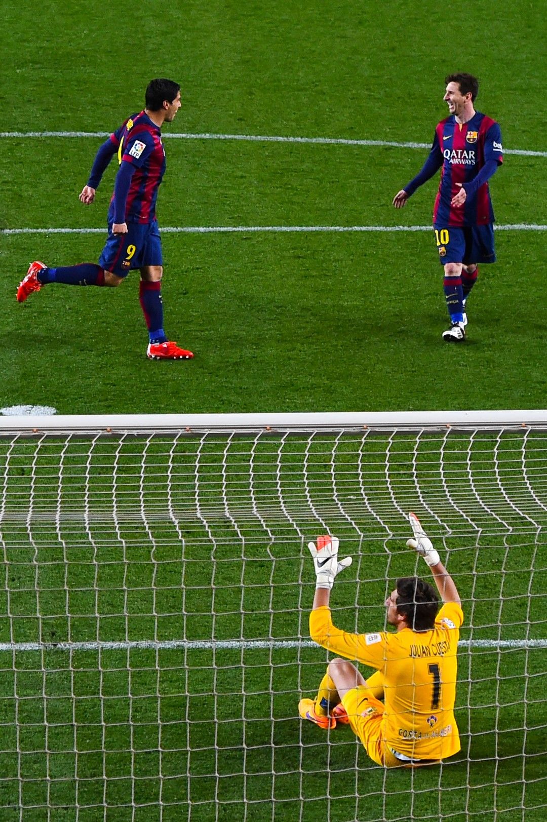  8 април 2015 г., Барселона - Алмерия 4:0, гол №400