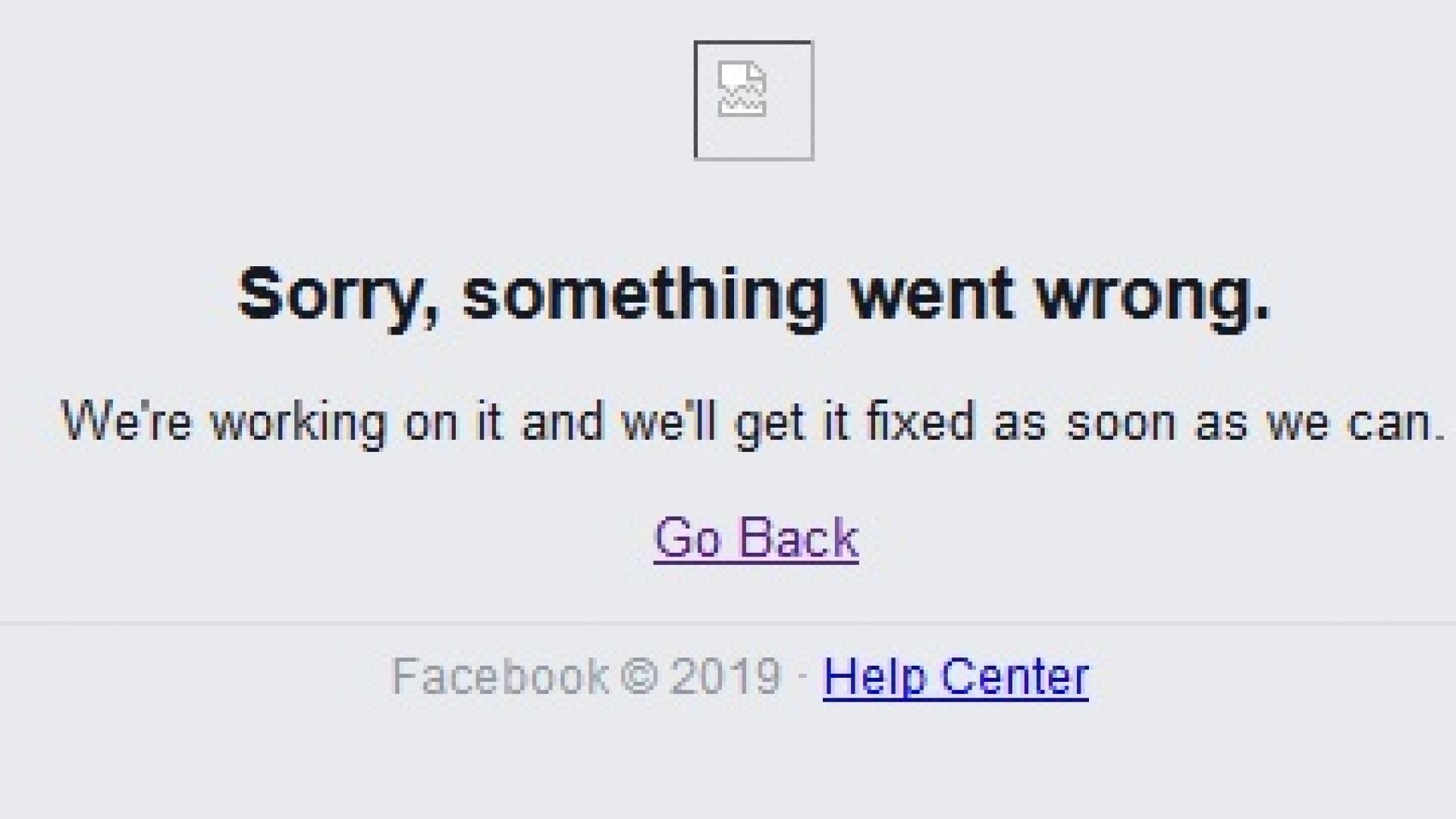 Така изглежда сайта на Facebook при опит за влизане в него