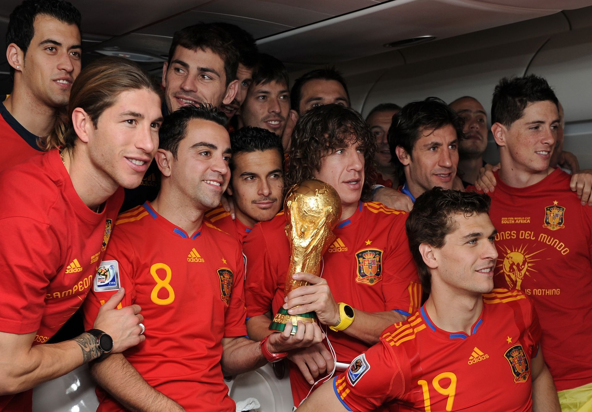 Световен шампион за 2010 г. с Испания