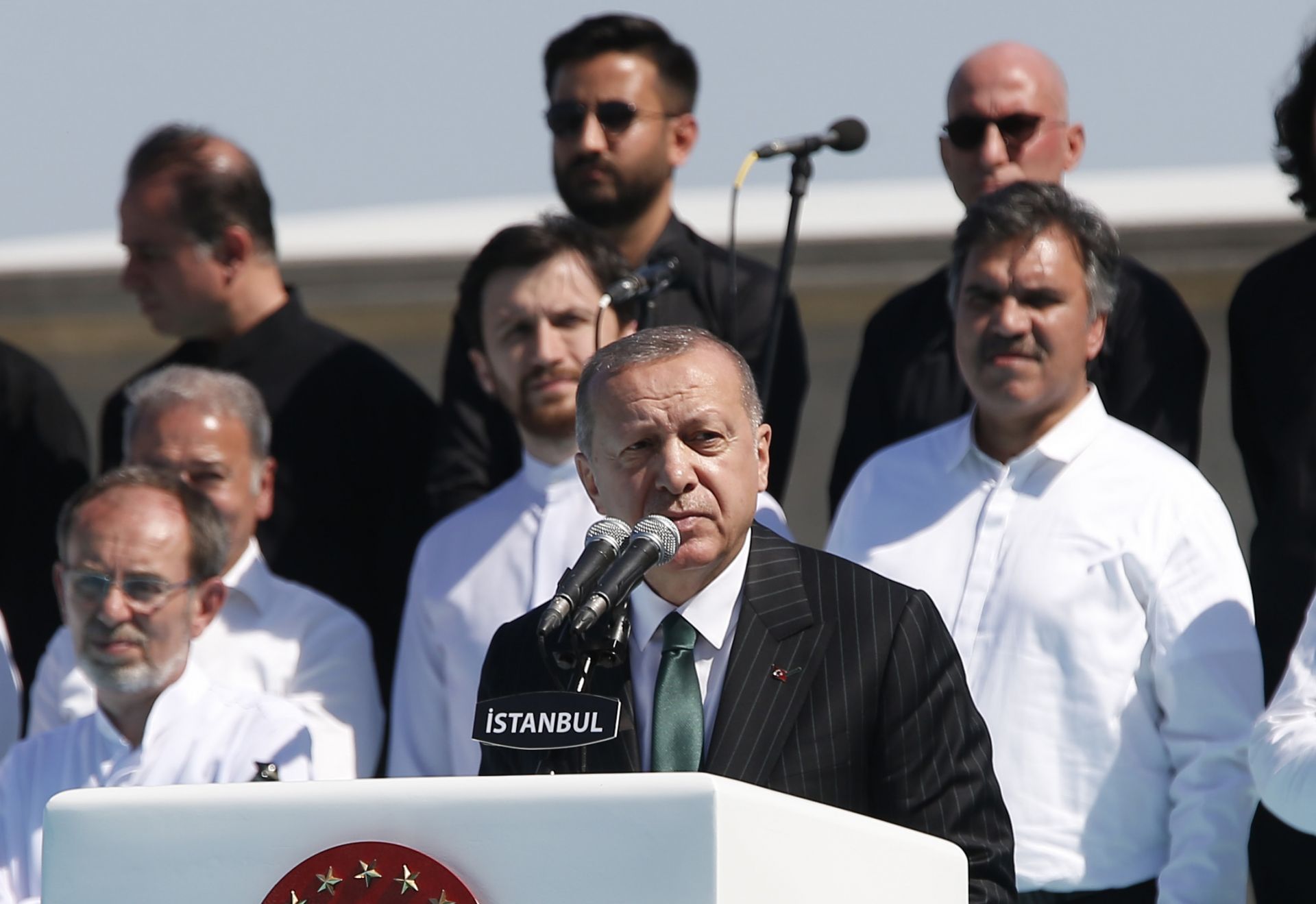 Ердоган откри новата джамия в Истанбул