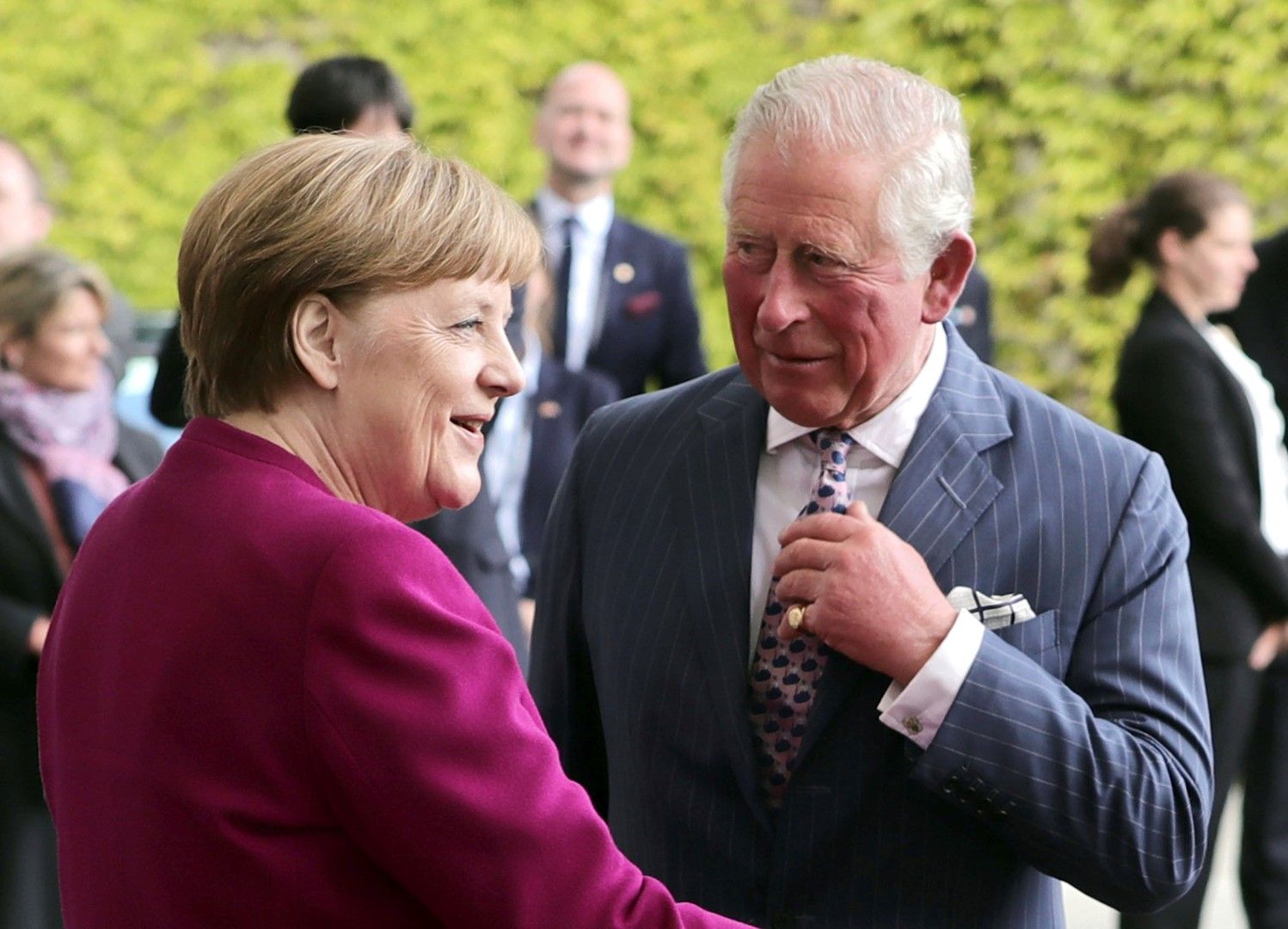 Ангела Меркел и принц Чарлз