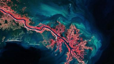 Невероятни фотографии на Земята от орбитални станции  